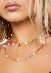 Celestial Seas Layered Necklace