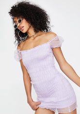 Lilac Lenira Mini Dress