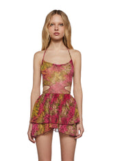 Sonic Sunburst Cut Out Dress