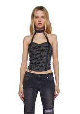 Metal Mashup Shredded Top