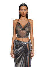 Time Pulse Halter Top