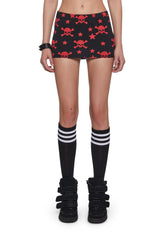 Skull Mini Skirt