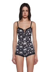 Skull And Stars Romper