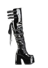 Camel-305 Platfform Thigh High Boots