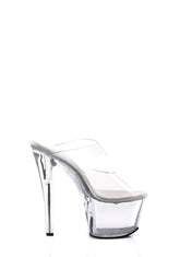 Sky-302 Platform Two-Band Slides-Clear