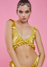 Dreamy Serenade Ruffle Bra Top