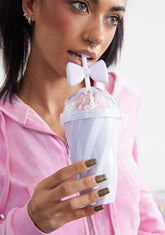 Lilac Cute As A Bow Tumbler Cup