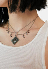 When Night Falls Charm Necklace