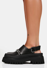 Visor Slingback Sandals