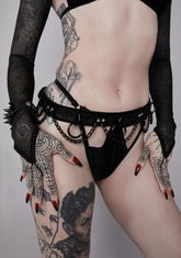 Black Chain & O-Ring Belt