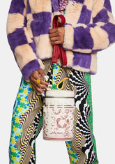 Hocus Pocus Black Flame Glow Candle Crossbody Bag