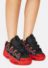 Black & Red D3 2001 Skate Shoes