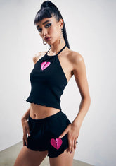 No Affection Halter And Shorts Set