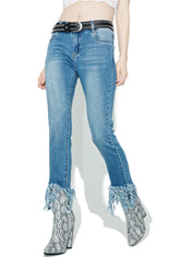 Rookie Fringed Skinnies