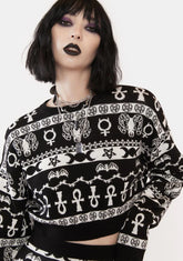 Made Of Mischief Crop Sweater