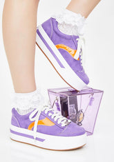 Purp Whats My Age Again Skater Sneakers