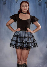 Diamond In The Dark Lace Up Top