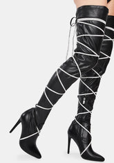 Underworld Stiletto Thigh High Boots
