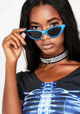 Royally Shine On Ya Metallic Sunglasses