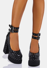 Skyscraper Creeper Platform Heels