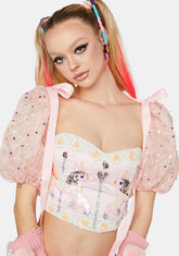 Pink Sideshow Princess Bodice