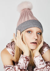 Cuddle Up Pom-Pom Beanie