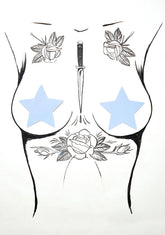 Reflective Star Pasties
