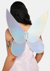 White Iridescent Fairy Wings