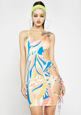 Keep It Cuddy Abstract Mini Dress