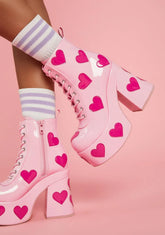 Sweet Retro Romance Ankle Boots