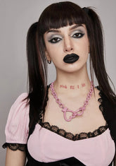 Love Locked Chain Necklace