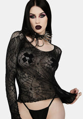 Taking Over Me Mesh Top