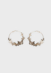 Nature's Princess Hoop Earrings