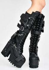 Obsidian Wasteland Buckle Boots