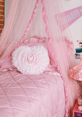 Purest Rose Throw Pillow