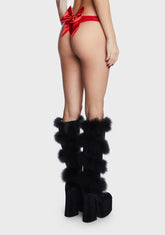 Hot Earn My Present Bow Thong