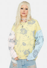 Bear Panel Sweatshirt