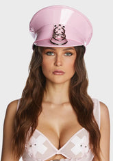 Light Pink Taking Names Captain Hat