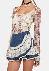 Vienna Waits Mini Skirt