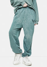 Megan Washed Green Sweatpants