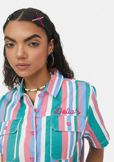 Out Of Bounds Striped Shirt