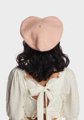 Sweet Chivalry Heart Beret