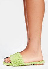 Green Atlee Slide Sandals