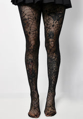 Spider Web Lace Pantyhose