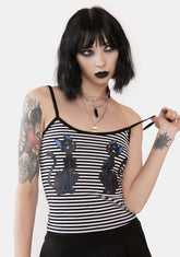 Purrrfect Moonlight Striped Tank