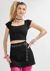 Totally Hip Ribbed Skirt Set