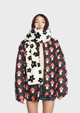 In Due Time Floral Scarf