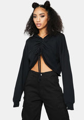 On My Level Cropped Hoodie