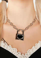 Complex Heart Pendant Necklace