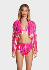 Pink Angel Dust Sequin Jacket